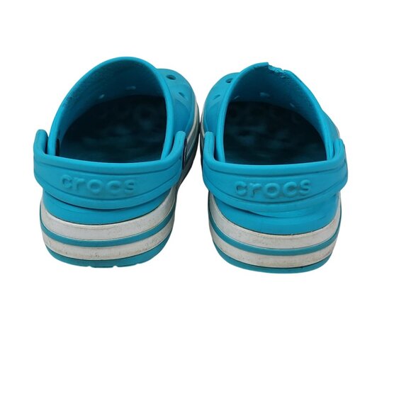 Crocs C10 Blue Slip-On Clogs With Adjustable Heel Strap For Kids Blue - Picture 6 of 9